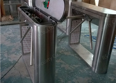 হাই সিকিউরিটি আইআর সেন্সর কন্ট্রোল ট্রাইপড Turnstiles 304 স্টেইনলেস স্টীল গেট