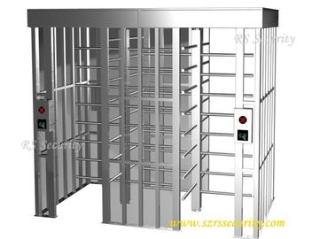 প্রবেশ সম্পূর্ণ উচ্চতা Turnstiles গেইট ইলেকট্রনিক Brushed সাথে bi-ডিরেকশনাল ফর্ম্যাটিং