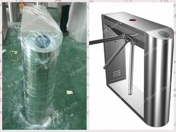 নিরাপত্তা স্বয়ংক্রিয় ট্রাইপড কোমর উচ্চতা Turnstiles দ্বি অভিমুখ পাস