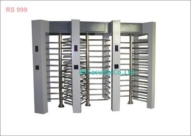 টিসিপি / আইপি নিরাপত্তা নিরাপদ স্বয়ংক্রিয় Turnstiles / দুই চ্যানেল পূর্ণ উচ্চতা Turnstiles