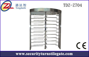 উচ্চ নিরাপত্তা কার্ড রিডার মডেল RFID Turnstile সম্পূর্ণ উচ্চতা ডিসি মোটর 24V