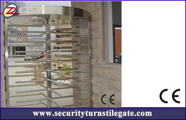 উচ্চ নিরাপত্তা কার্ড রিডার মডেল RFID Turnstile সম্পূর্ণ উচ্চতা ডিসি মোটর 24V