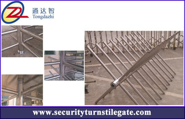 যান্ত্রিক Turnstile এক্সেস 304/316 স্টেইনলেস স্টীল ঘূর্ণমান সম্পূর্ণ উচ্চতা