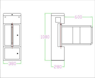 প্যাসেজ নিয়ন্ত্রিত অ্যাক্সেস Turnstiles