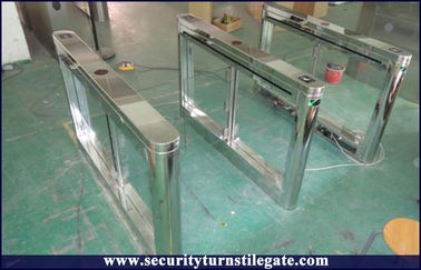 অফিস বিল্ডিং জন্য অপ্রত্যাশিত গ্লাস গ্লাস turnstile সুইং বাধা গেট